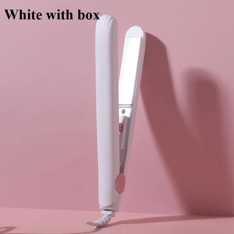 2025 New 3-In-1 PTC Hair Straightener Styling Appliances Hot Combs Tools Heated Flat Iron Beard Styler Professional Brush Curlin
