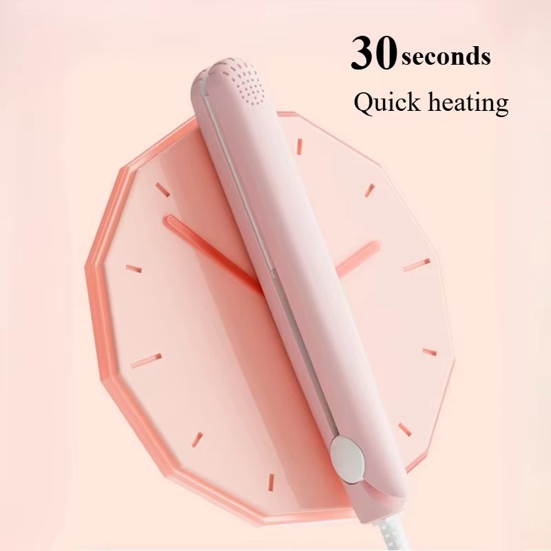 2025 New 3-In-1 PTC Hair Straightener Styling Appliances Hot Combs Tools Heated Flat Iron Beard Styler Professional Brush Curlin