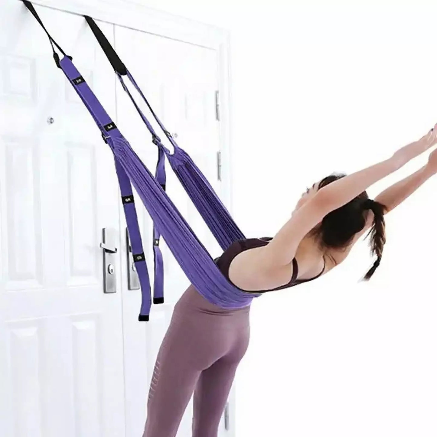 UThryve™ Aerial Yoga Strap – Flexibility & Inversion Trainer for Active Women