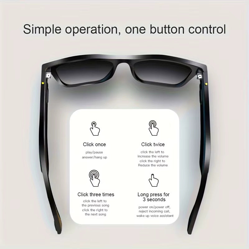 UThryve™ Smart Bluetooth Audio Sunglasses with UV Protection