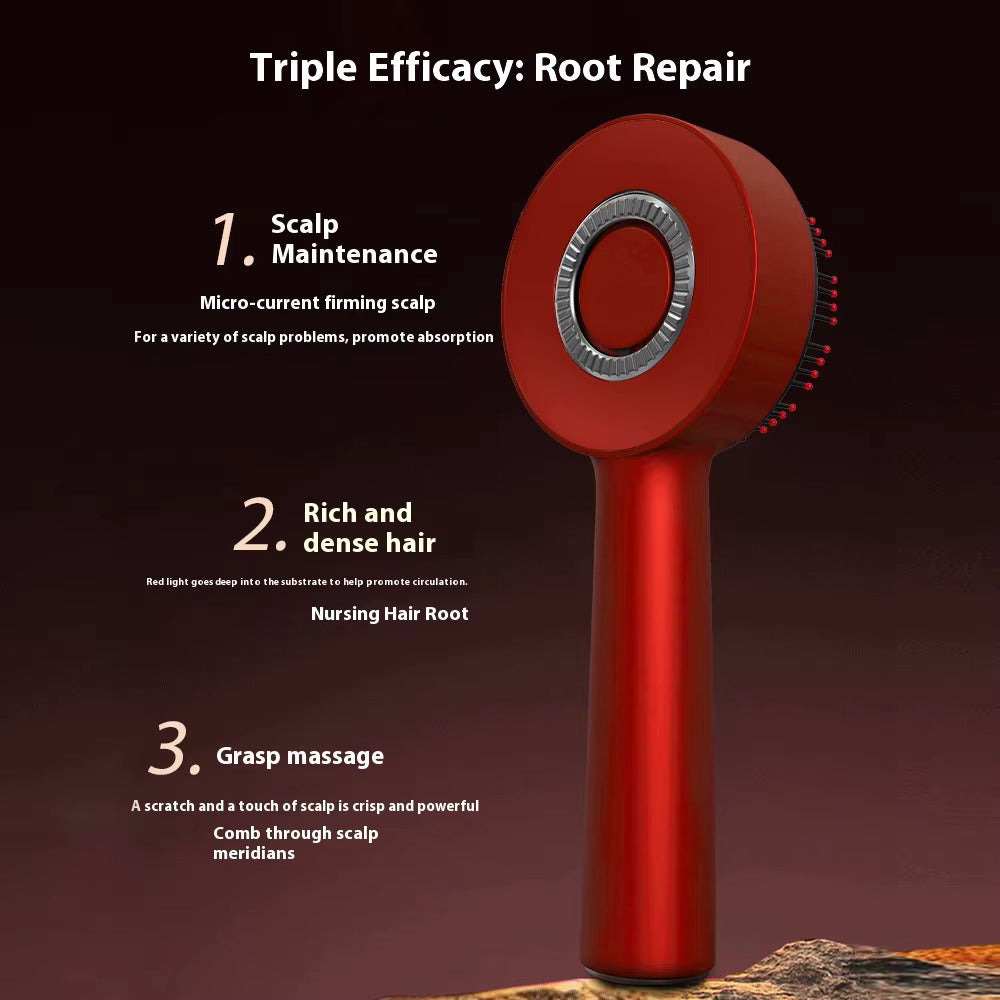 UThryve™ 3 in 1 Red Light Scalp Massaging Hair Brush