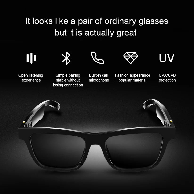 UThryve™ Smart Bluetooth Audio Sunglasses with UV Protection