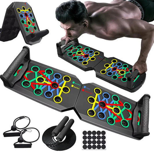 Portable Foldable Multifunctional Push-Up Board Set