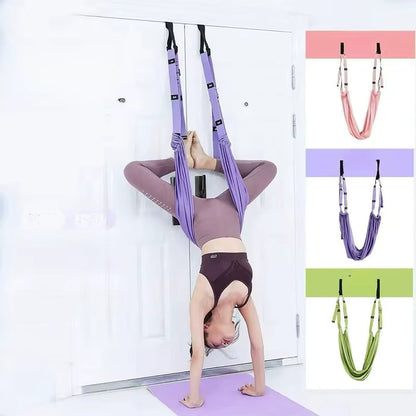 UThryve™ Aerial Yoga Strap – Flexibility & Inversion Trainer for Active Women