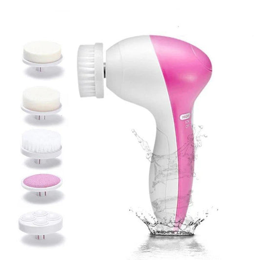 Electric 5 In 1 Facial Cleaning Brush