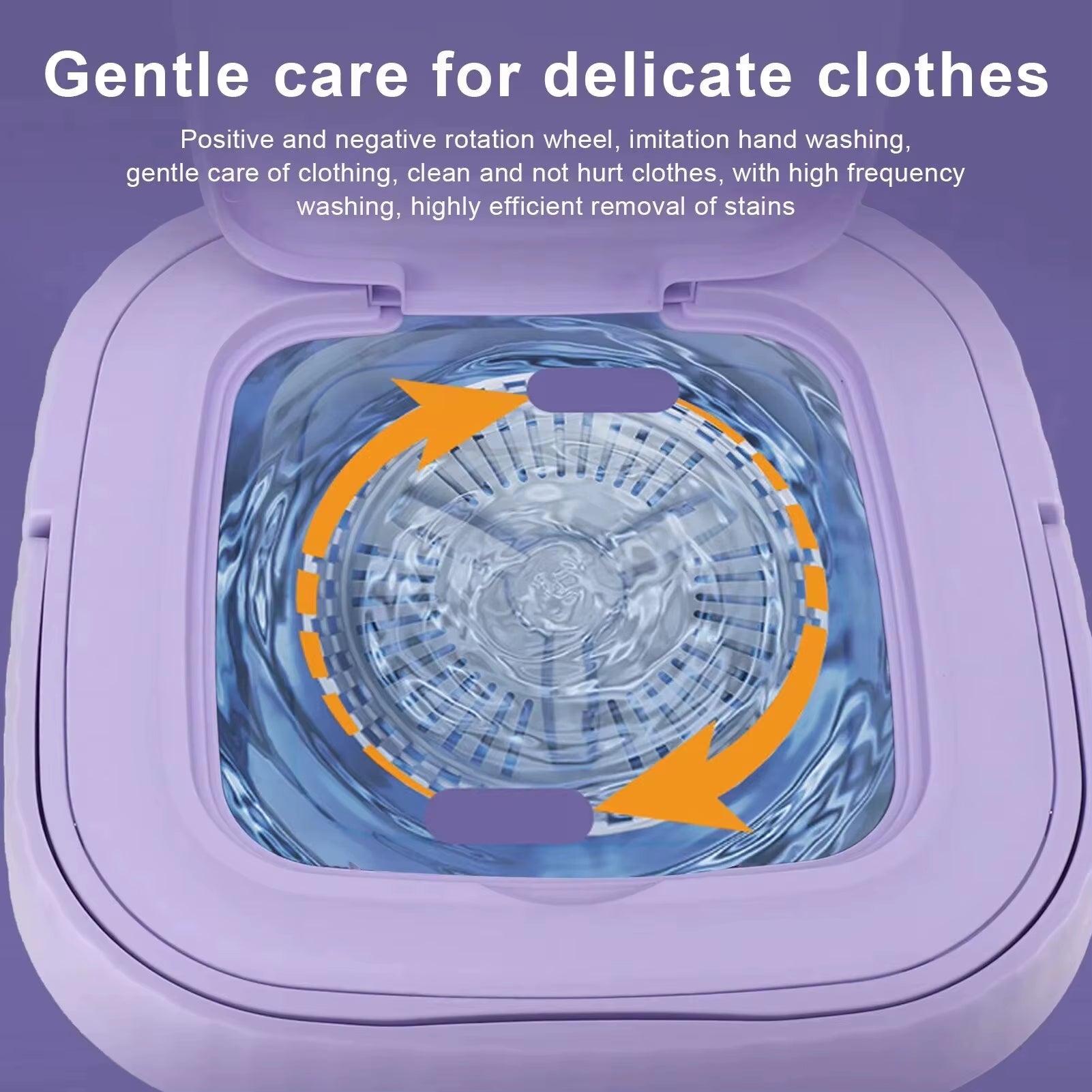 Mini Folding Portable Washing Machine 8L Socks Underwear Panties Retractable Automatic Washing Machine Travel Home Bra Washer