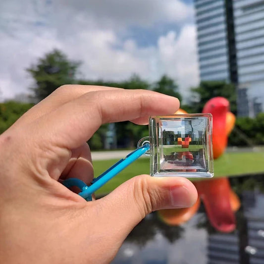 The Pixel Craft Keychain
