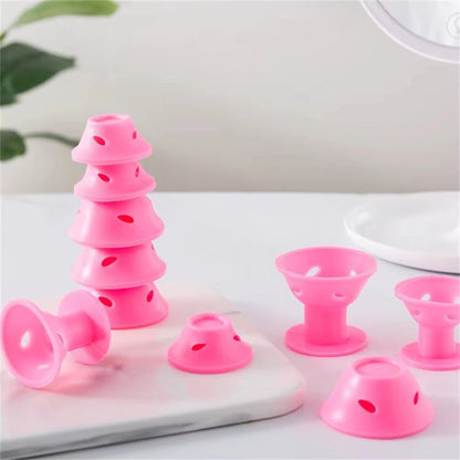 10 Pcs Magic Heatless Silicone Hair Curlers