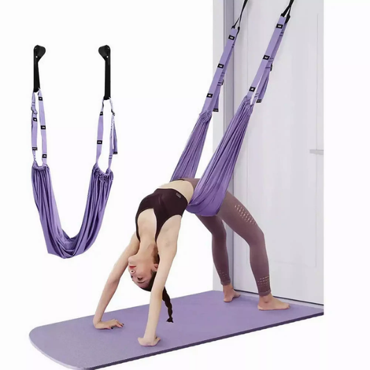 UThryve™ Aerial Yoga Strap – Flexibility & Inversion Trainer for Active Women